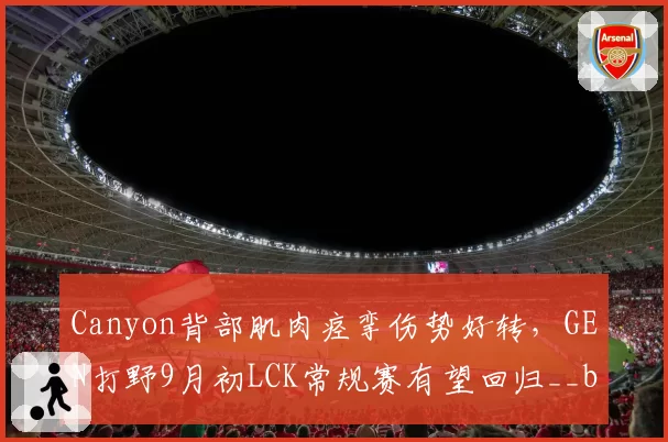 Canyon背部肌肉痉挛伤势好转,GEN打野9月初LCK常规赛有望回归__br_